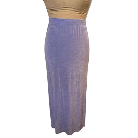 Weekenders Skirt/Top Set V-Neck Top Pull On Skirt Knit Stretch Sz. S/M Packable - Picture 3 of 13